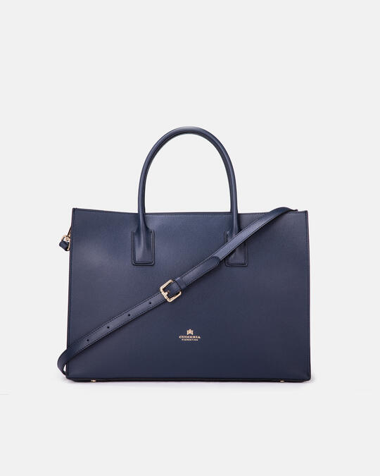 Large tote bag NAVY - TOTE BAG - WOMEN'S BAGS | bagsCuoieria Fiorentina