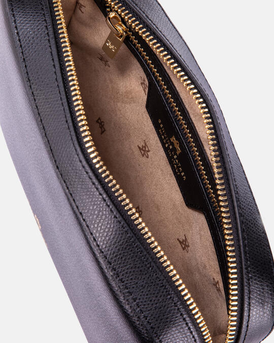 Bella clutch bag con tracolla in pelle e metallo NERO - BESTSELLER DONNA | BESTSELLERCuoieria Fiorentina