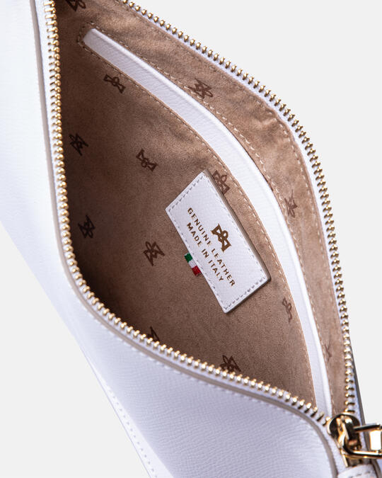 Small clutch bag BIANCO - Clutch Bags - WOMEN'S BAGS | bagsCuoieria Fiorentina