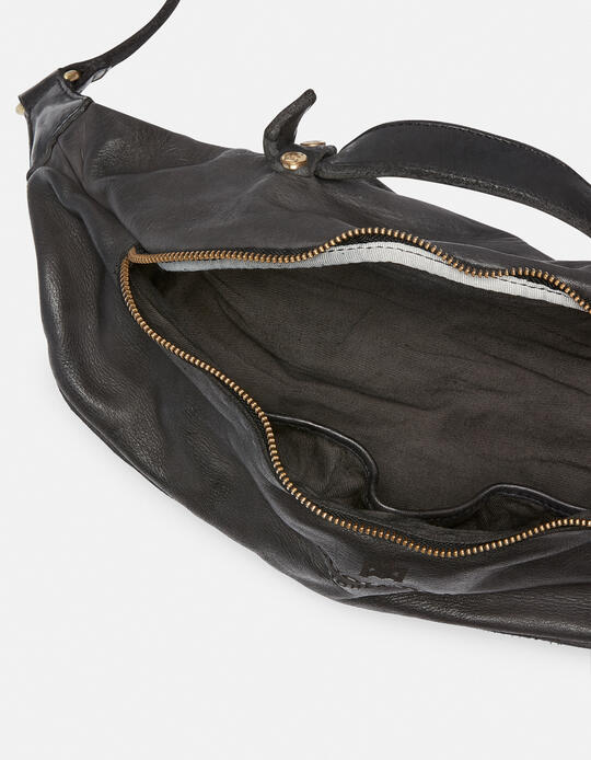 Millennial pouch in natural leather NERO | BestsellerCuoieria Fiorentina