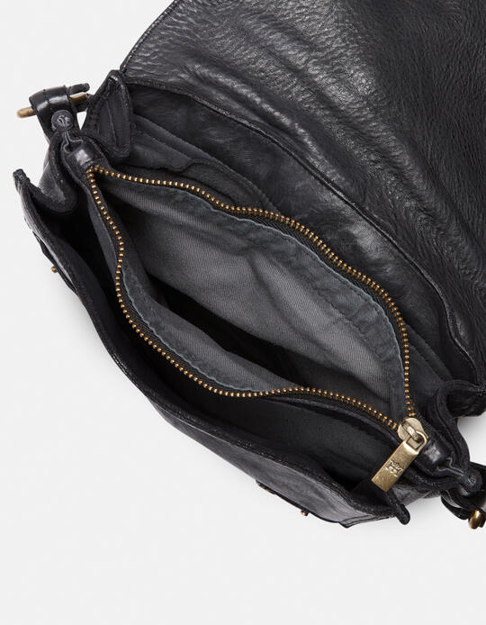 Millennial bag in natural leather NERO - Crossbody Bags - MEN'S BAGS | bagsCuoieria Fiorentina