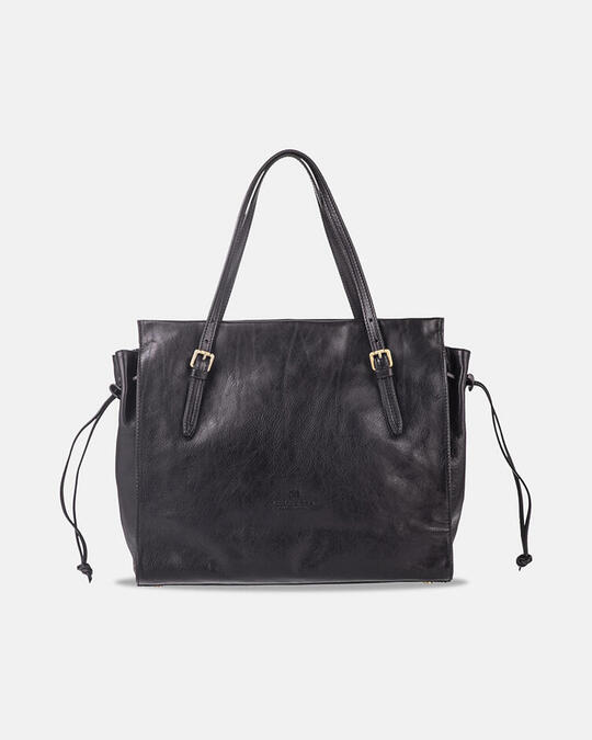 Large shopping bag NERO - SHOPPING - WOMEN'S BAGS | bagsCuoieria Fiorentina