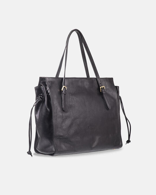 Large shopping bag NERO - SHOPPING - WOMEN'S BAGS | bagsCuoieria Fiorentina