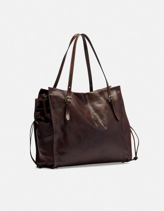 Large shopping bag TESTA DI MORO - SHOPPING - WOMEN'S BAGS | bagsCuoieria Fiorentina