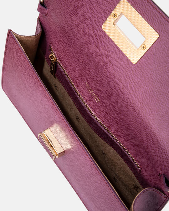 Baguette in palmellato calfskin HEATHER - Clutch Bags - WOMEN'S BAGS | bagsCuoieria Fiorentina