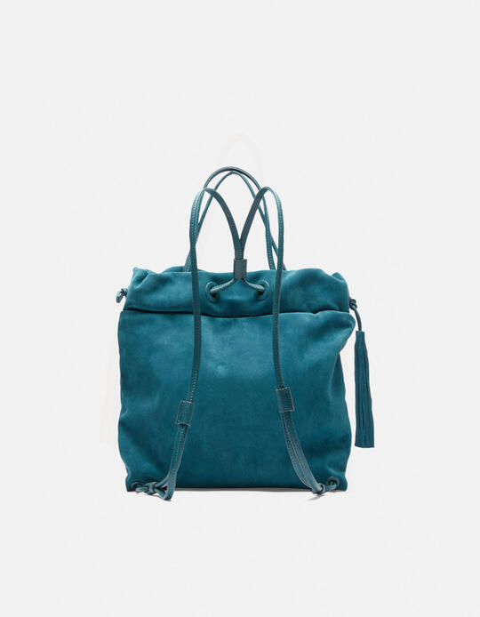 Air backpack PETROLIO - leather backpacks - WOMEN'S BAGS | bagsCuoieria Fiorentina