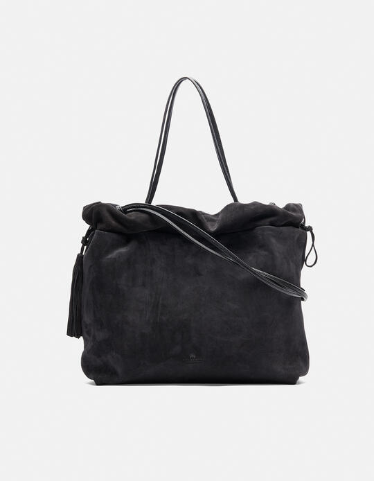 Air Large shopping bag NERO - SHOPPING - WOMEN'S BAGS | bagsCuoieria Fiorentina