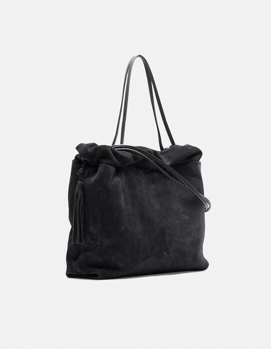 Air Large shopping bag NERO - SHOPPING - WOMEN'S BAGS | bagsCuoieria Fiorentina