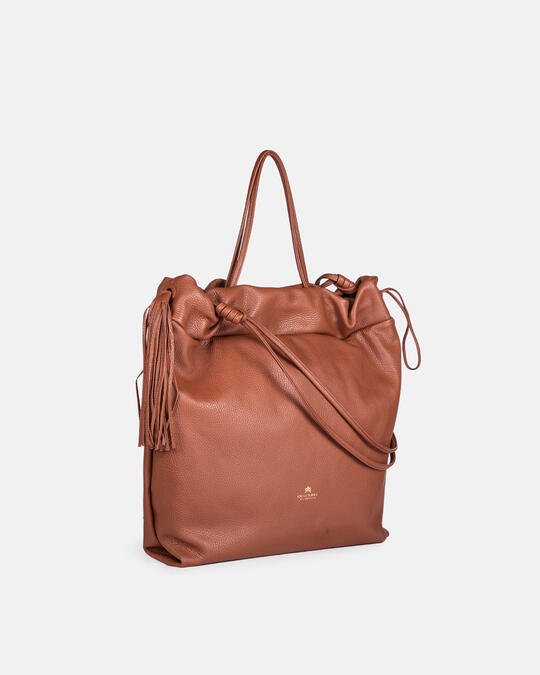 Large shopping bag CARAMEL - SHOPPING - WOMEN'S BAGS | bagsCuoieria Fiorentina