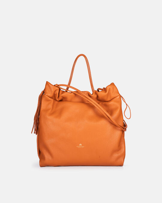 Large shopping bag PAPAYA - SHOPPING - WOMEN'S BAGS | bagsCuoieria Fiorentina