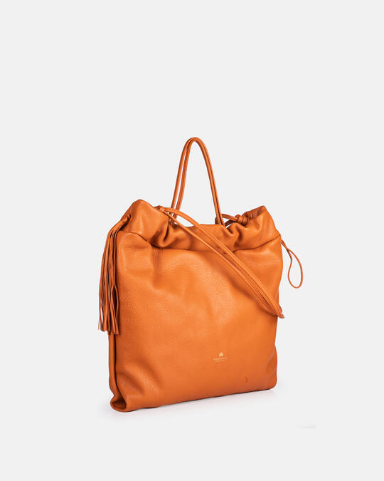 Large shopping bag PAPAYA - SHOPPING - WOMEN'S BAGS | bagsCuoieria Fiorentina