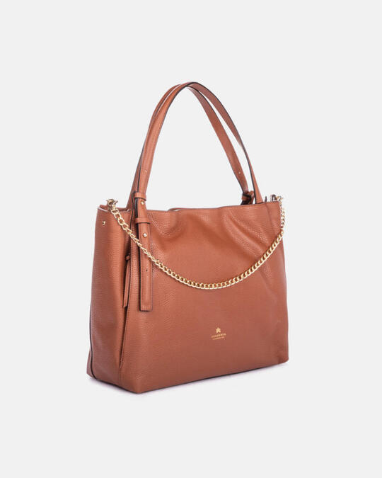 Coquette shopping bag CARAMEL - SHOPPING - WOMEN'S BAGS | bagsCuoieria Fiorentina