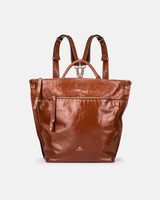 Blow lux backpack CARAMEL - leather backpacks - WOMEN'S BAGS | bagsCuoieria Fiorentina