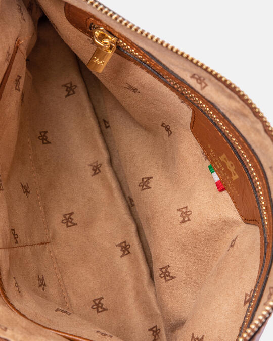 Blow lux maxi pochette CARAMEL - Clutch Bags - WOMEN'S BAGS | bagsCuoieria Fiorentina