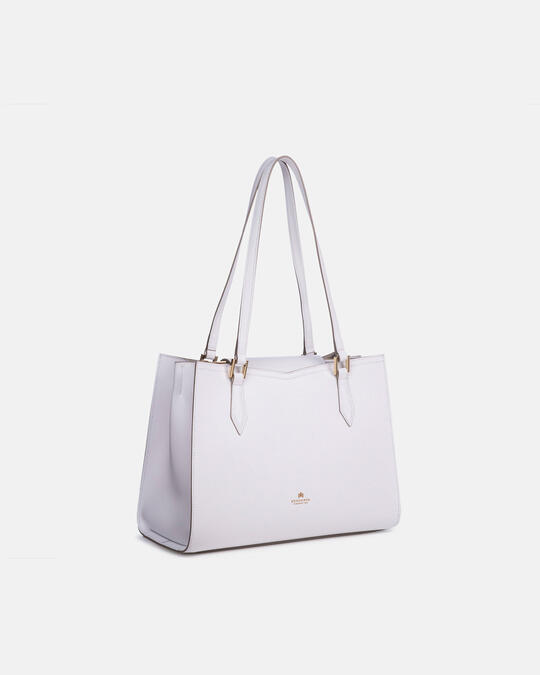 Shopping bag BIANCO - SHOPPING - WOMEN'S BAGS | bagsCuoieria Fiorentina