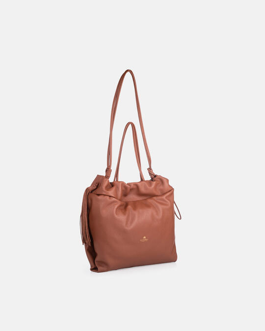Shopping bag CARAMEL - Crossbody Bags - WOMEN'S BAGS | bagsCuoieria Fiorentina