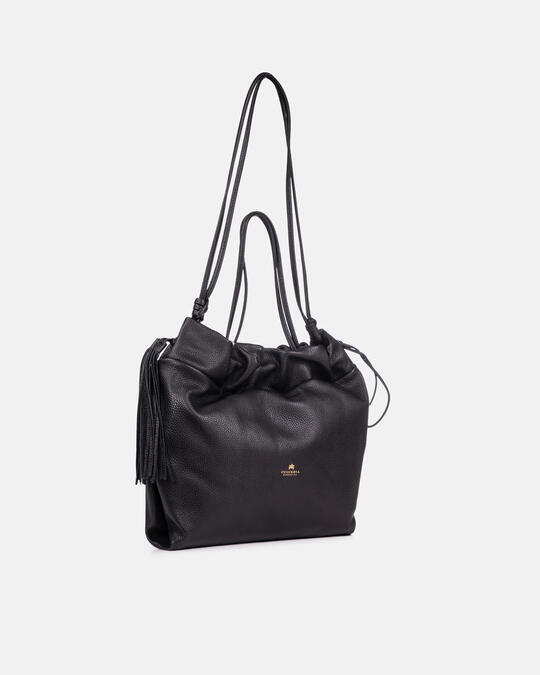 Shopping bag NERO - Crossbody Bags - WOMEN'S BAGS | bagsCuoieria Fiorentina