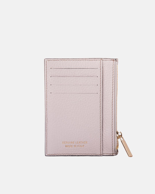 Card holder with zip PORCELLANA - Card Holders - Women's Wallets | WalletsCuoieria Fiorentina