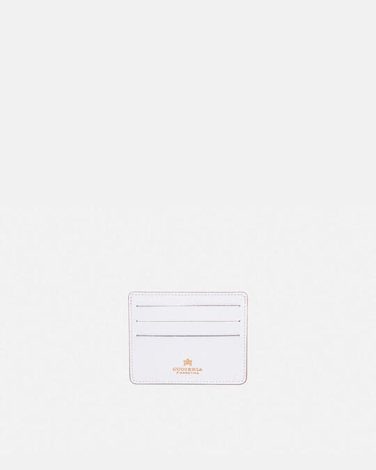 Credit car holder with space for b      anknotes BIANCO - Card Holders - Women's Wallets | WalletsCuoieria Fiorentina