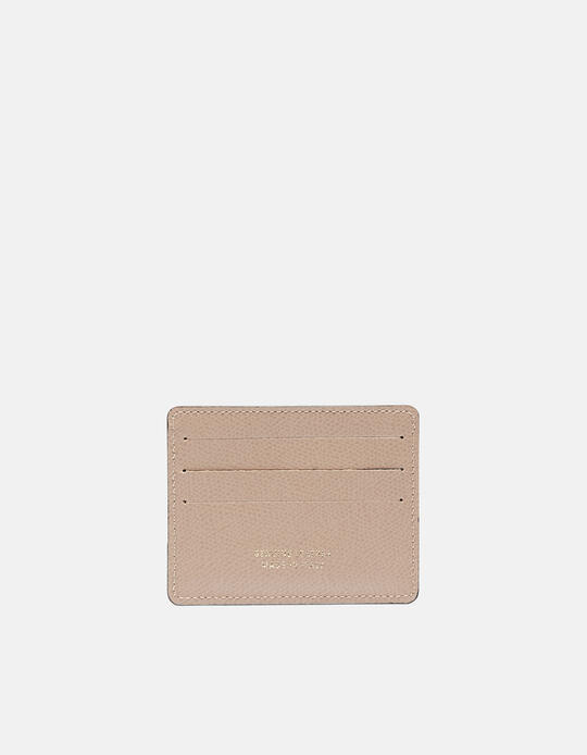 Bella credit car holder with space for banknotes LIGHT PINK - Card Holders - Women's Wallets | WalletsCuoieria Fiorentina