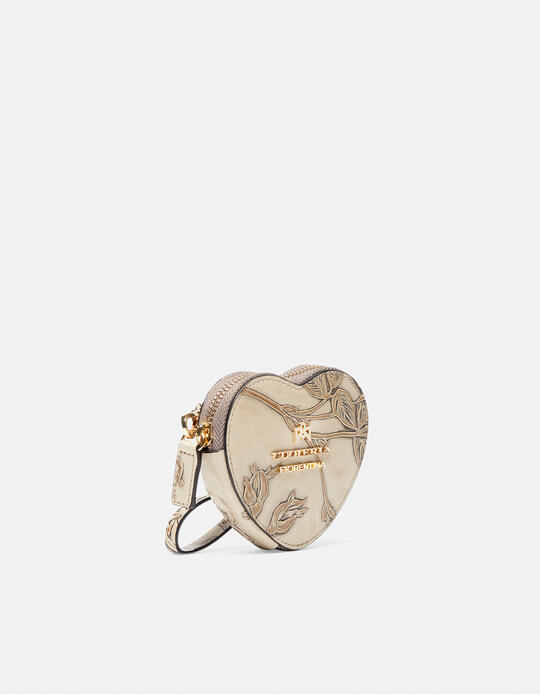 Heart purse Mimì TAUPE - Women's Accessories | AccessoriesCuoieria Fiorentina