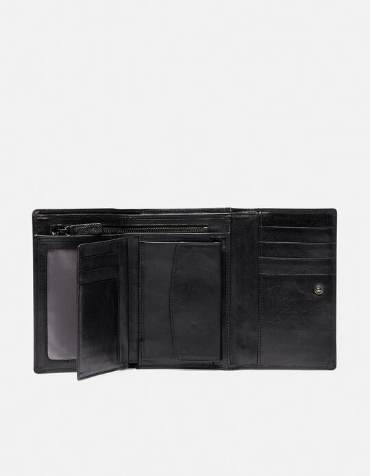 Leather wallet NERO - Women's Wallets - Women's Wallets | WalletsCuoieria Fiorentina