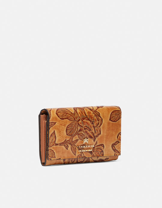 Accordian style wallet Mimì BEIGE - Women's Wallets - Women's Wallets | WalletsCuoieria Fiorentina