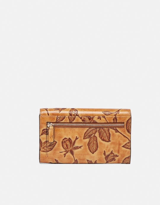 Accordian style calf leather wallet Mimì BEIGE - Women's Wallets - Women's Wallets | WalletsCuoieria Fiorentina