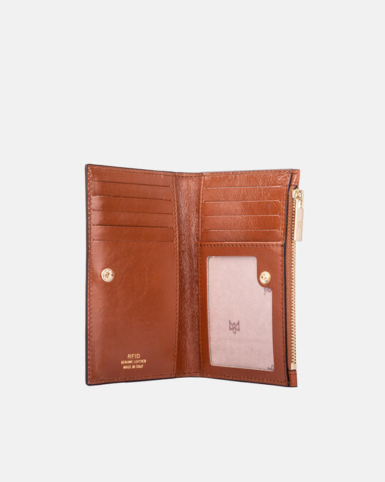 Blow Lux card holder with coin pocket CARAMEL - Women's Wallets - Women's Wallets | WalletsCuoieria Fiorentina