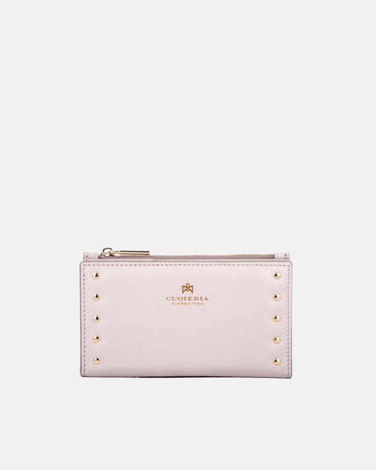 Blow Lux card holder with coin pocket PORCELLANA - Women's Wallets - Women's Wallets | WalletsCuoieria Fiorentina