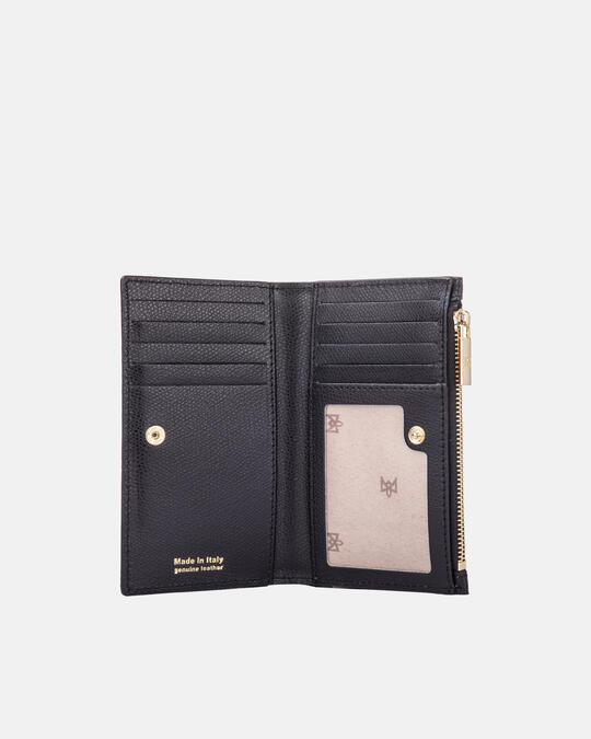 Alice credit card holder with coin purse NERO - Women's Wallets - Women's Wallets | WalletsCuoieria Fiorentina