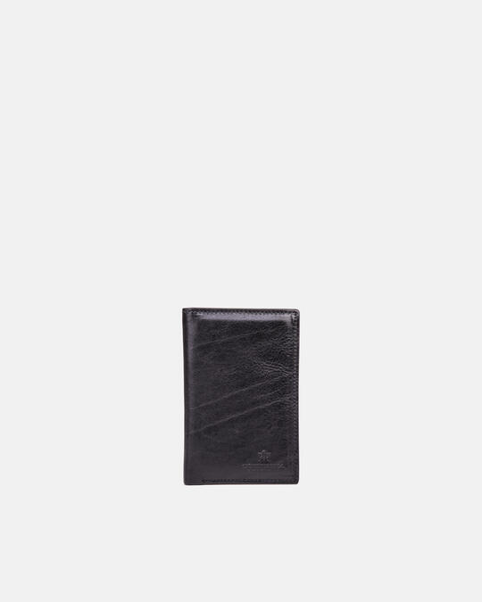 Wallet with central zip NERO - Women's Wallets - Women's Wallets | WalletsCuoieria Fiorentina