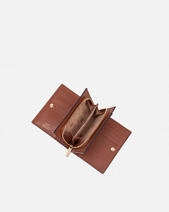 Small wallet with coin purse CARAMEL - Women's Wallets - Women's Wallets | WalletsCuoieria Fiorentina
