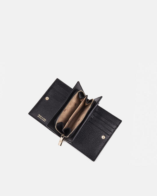 Small wallet with coin purse NERO - Women's Wallets - Women's Wallets | WalletsCuoieria Fiorentina