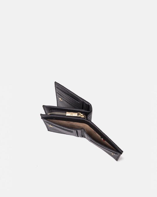 Small wallet with coin purse NERO - Women's Wallets - Women's Wallets | WalletsCuoieria Fiorentina