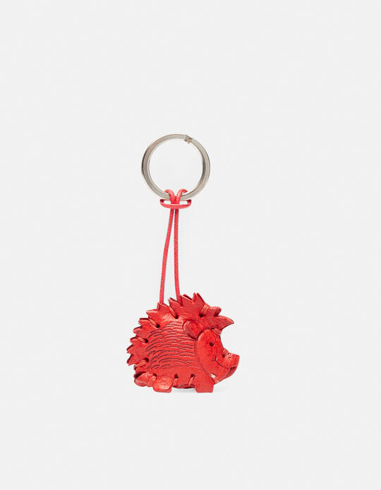 Curly leather keyring ROSSO - Key holders - Women's Accessories | AccessoriesCuoieria Fiorentina