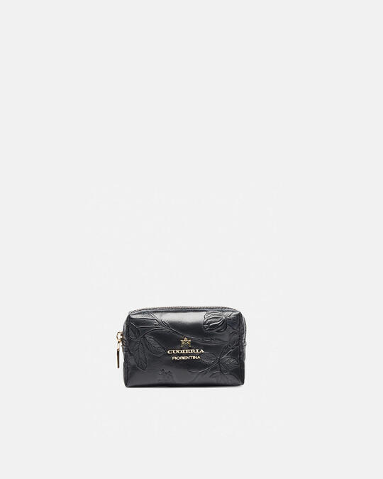 Calfskin printed Beauty-Case NERO - Make Up Bags - Women's Accessories | AccessoriesCuoieria Fiorentina