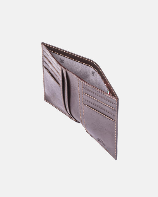 Warm and colour vertical wallet TESTA DI MORO - Women's Wallets - Men's Wallets | WalletsCuoieria Fiorentina