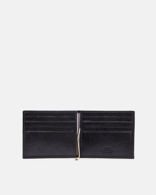 Warm and colour wallet with             money clip NERO - Women's Wallets - Men's Wallets | WalletsCuoieria Fiorentina