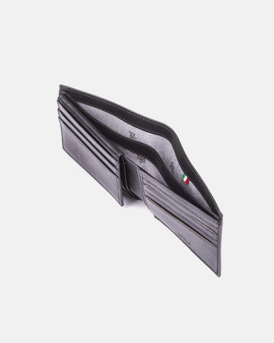 Warm and color wallet with flap NERO - Women's Wallets - Men's Wallets | WalletsCuoieria Fiorentina