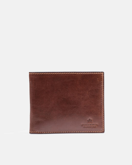 Warm and colour wallet basic MARRONE - Women's Wallets - Men's Wallets | WalletsCuoieria Fiorentina