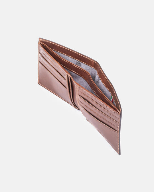 Warm and colour wallet basic MARRONE - Women's Wallets - Men's Wallets | WalletsCuoieria Fiorentina