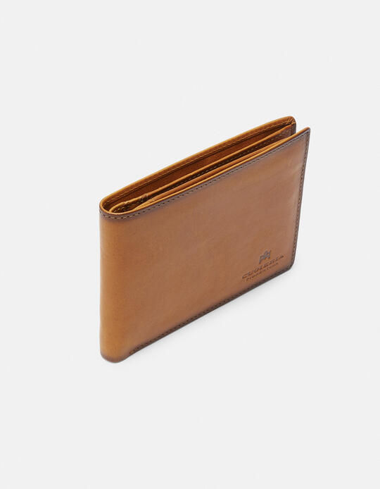 Leather Warm and Color Anti-RFid Wallet GIALLO - Women's Wallets - Men's Wallets | WalletsCuoieria Fiorentina