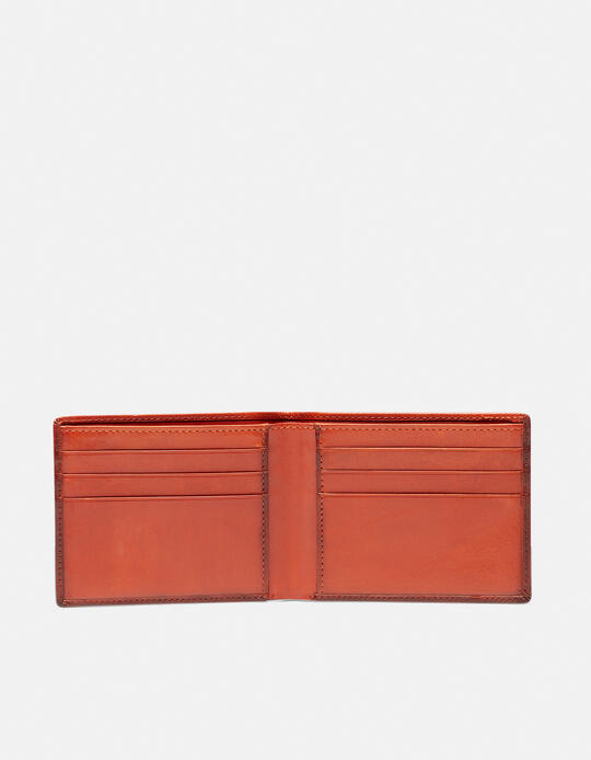 Leather Warm and Color Anti-RFid Wallet ARANCIO - Women's Wallets - Men's Wallets | WalletsCuoieria Fiorentina