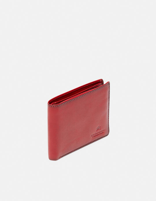 Leather Warm and Color Anti-RFid Wallet ROSSO - Women's Wallets - Men's Wallets | WalletsCuoieria Fiorentina