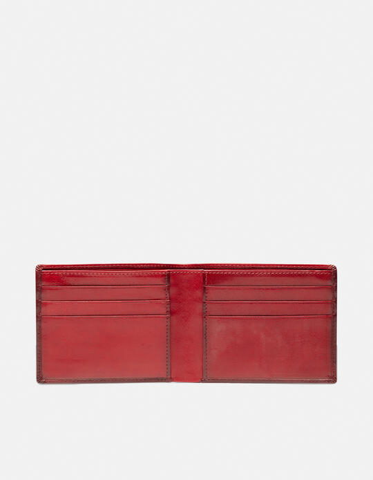 Leather Warm and Color Anti-RFid Wallet ROSSO - Women's Wallets - Men's Wallets | WalletsCuoieria Fiorentina
