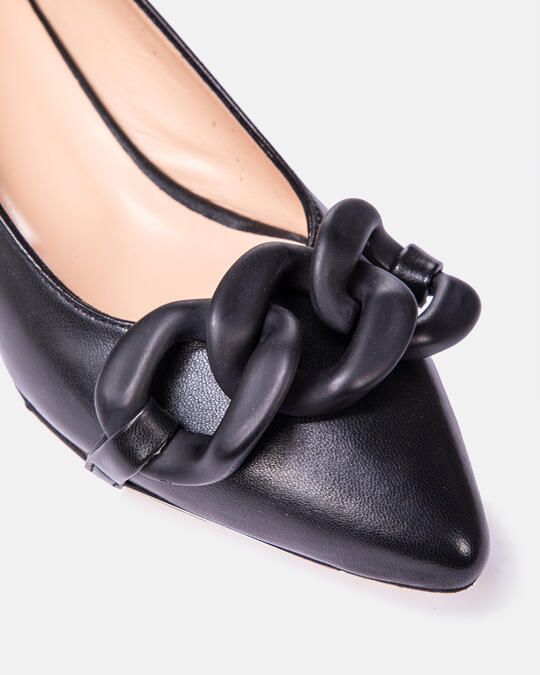 Ballerina con catena NERO - Women Shoes | ShoesCuoieria Fiorentina