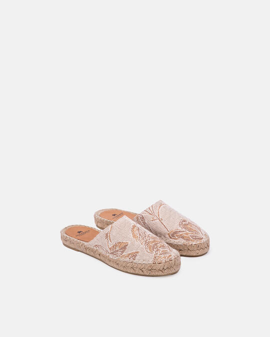 Mules jacquard CARAMEL - Women Shoes | ShoesCuoieria Fiorentina