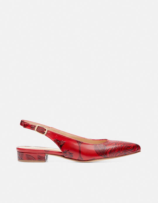 Slingback Mimi ROSSO - Women Shoes | ShoesCuoieria Fiorentina