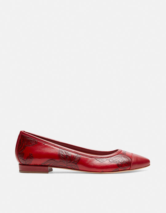 Mimi flat ROSSO - Women Shoes | ShoesCuoieria Fiorentina